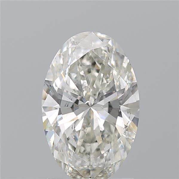 Diamond Natural 1.7Ct J-SI2 Oval - GIA1537884745