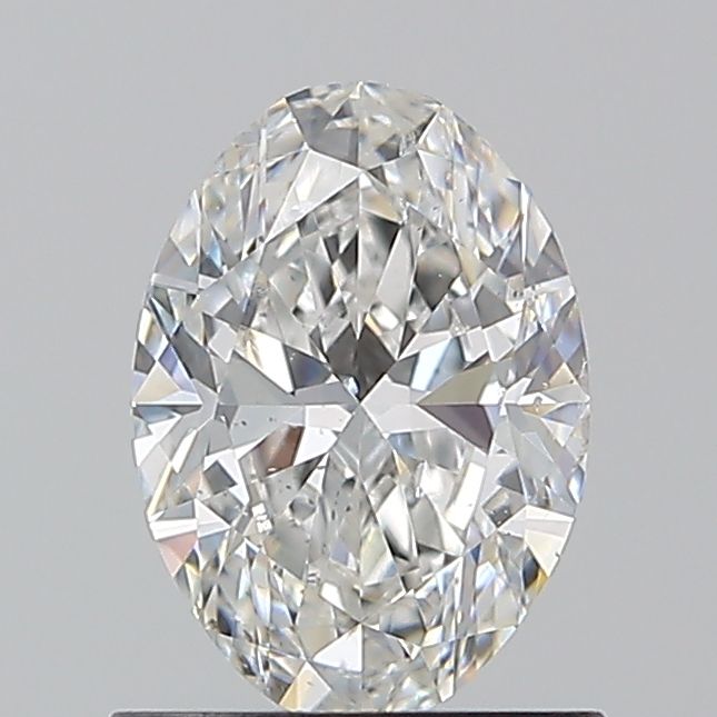 Diamond Natural 0.9Ct F-SI2 Oval - GIA7542441106
