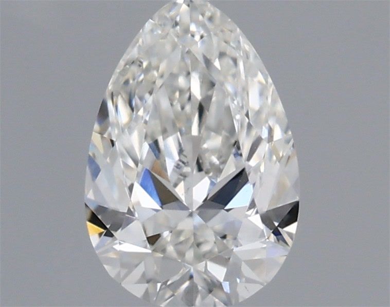 Diamond Natural 0.5Ct G-SI1 Pear - GIA1539925884