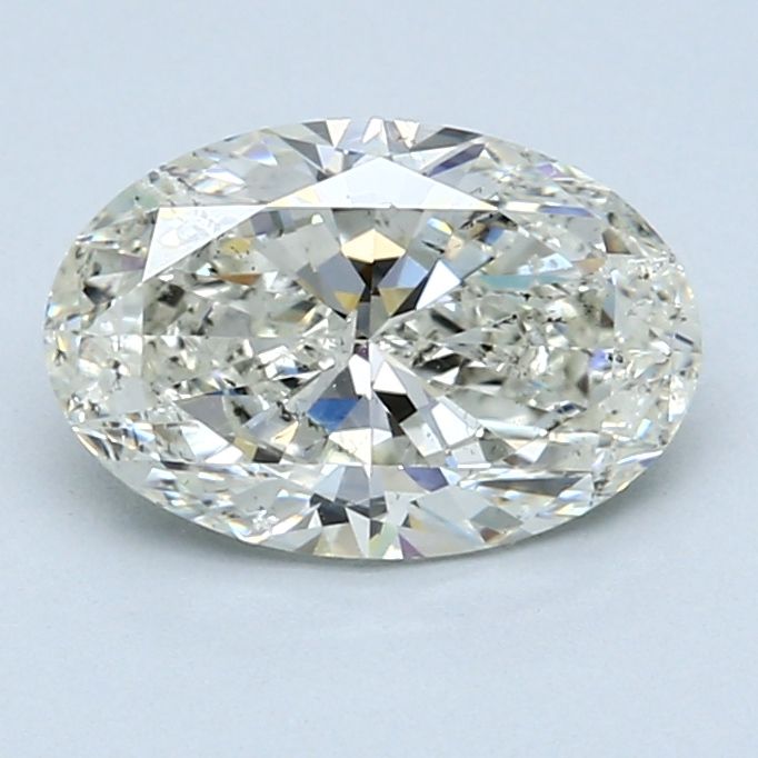 Diamond Natural 1.81Ct J-SI2 Oval - GIA5436285442