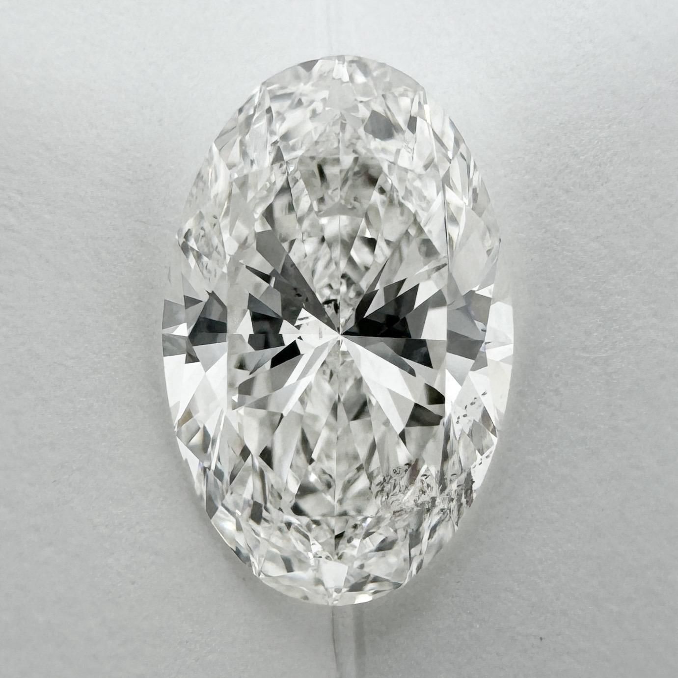 Diamond Natural 1.71Ct H-SI2 Oval - GIA1535491484