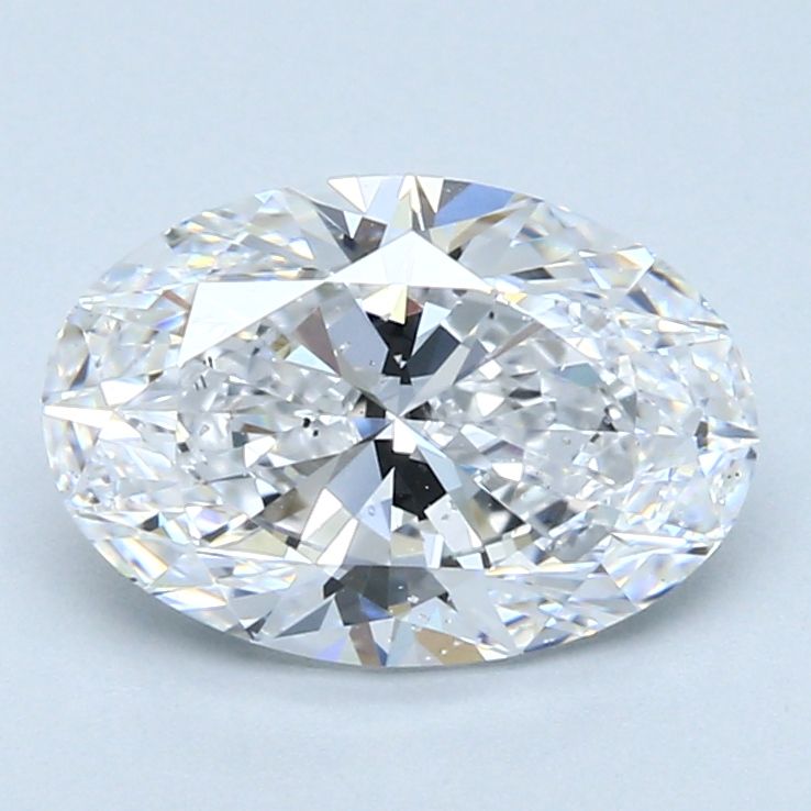 Diamond Natural 2Ct D-SI1 Oval - GIA5493200616