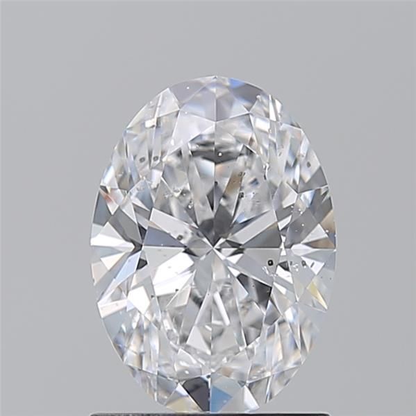 Diamond Natural 1.23Ct D-SI2 Oval - GIA7531449749