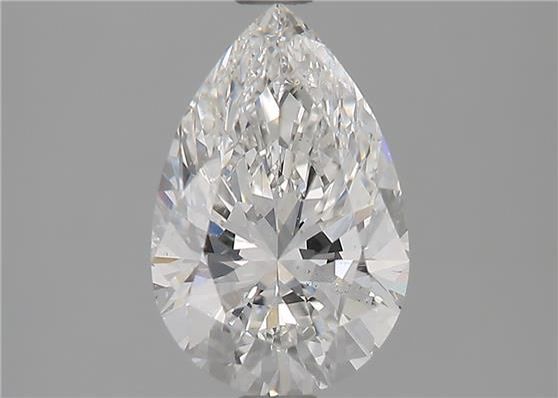 Diamond Natural 1.53Ct G-SI1 Pear - GIA6455452450