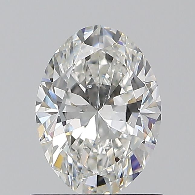 Diamond Natural 0.9Ct G-SI1 Oval - GIA7548220910