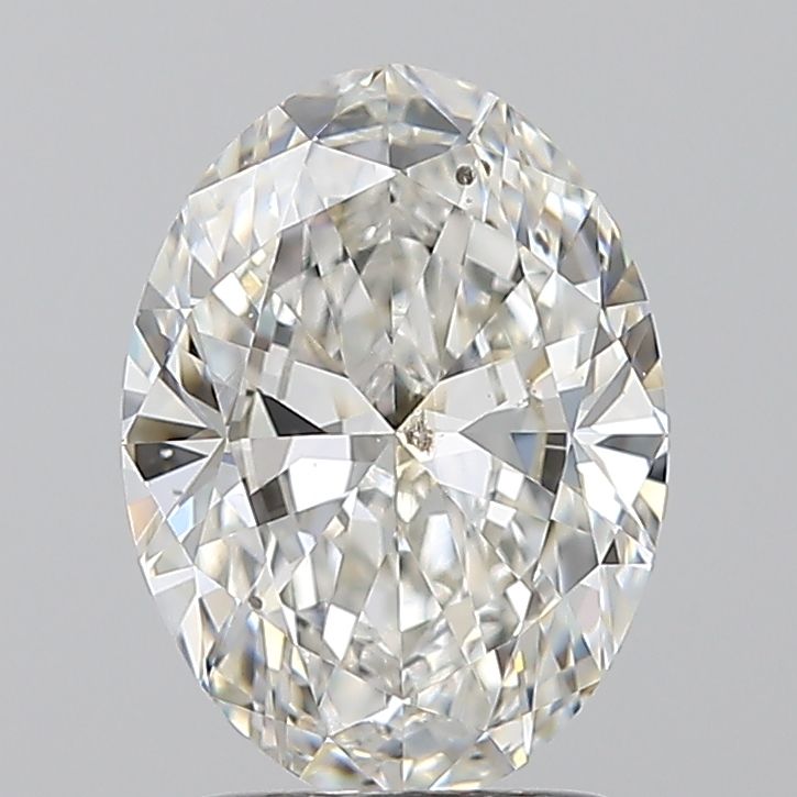 Diamond Natural 1.7Ct I-SI2 Oval - GIA1539287276