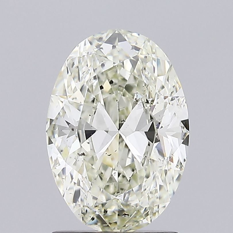 Diamond Natural 1.5Ct K-SI2 Oval - GIA6435040185