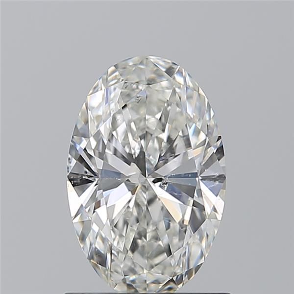 Diamond Natural 0.9Ct H-SI2 Oval - GIA1539879610
