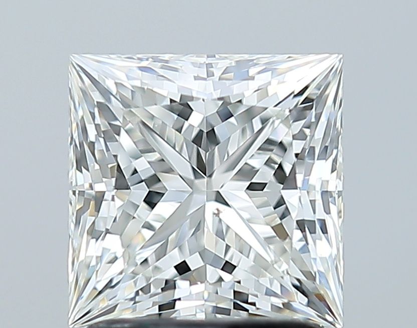 Diamond Natural 1.71Ct H-SI1 Princess - GIA7543823147