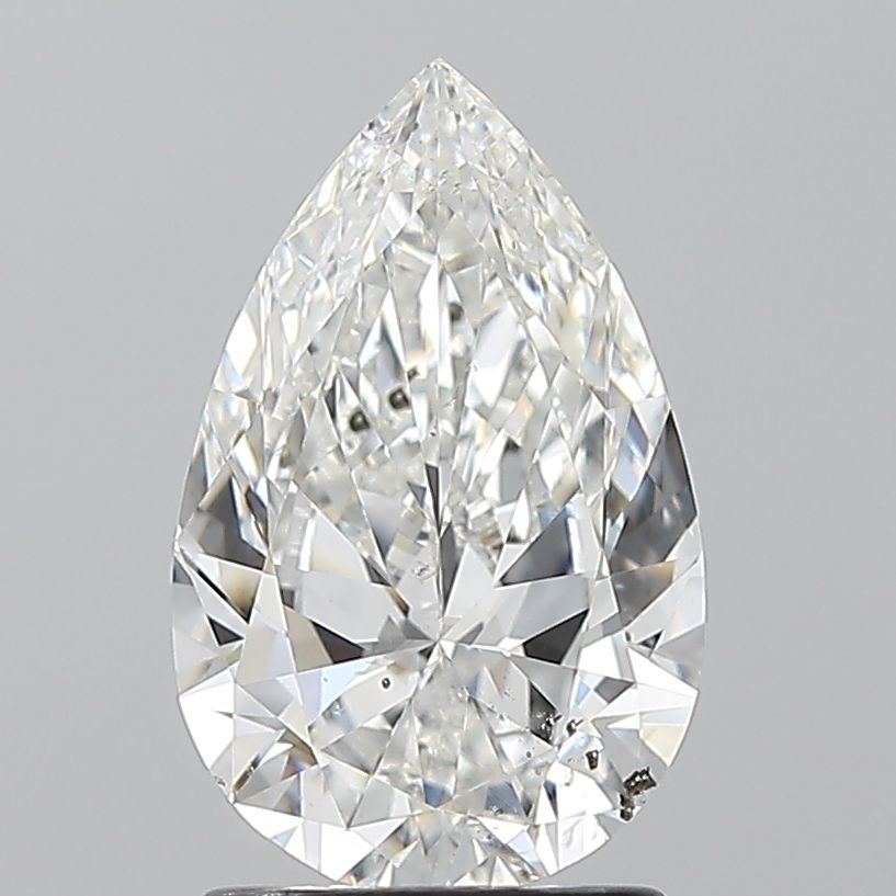 Diamond Natural 1.7Ct G-SI2 Pear - GIA6545766260
