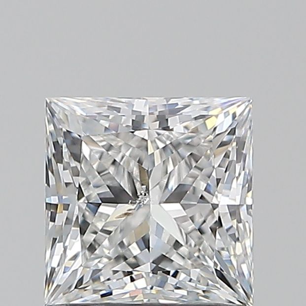 Diamond Natural 0.9Ct F-SI2 Princess - GIA7521748969