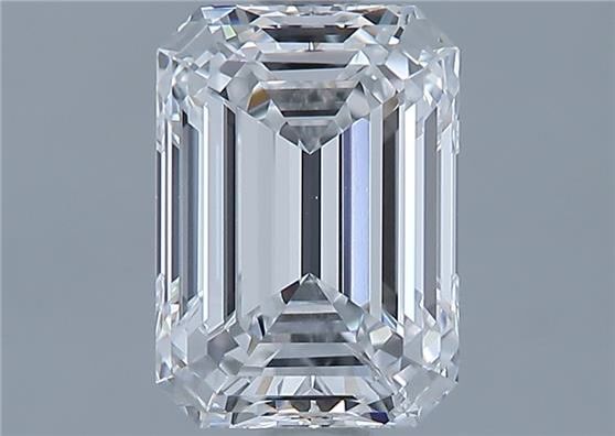 Diamond Natural 1.5Ct D-VVS2 Emerald - GIA2424551360