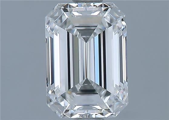 Diamond Natural 1.5Ct F-VVS2 Emerald - GIA6452175242