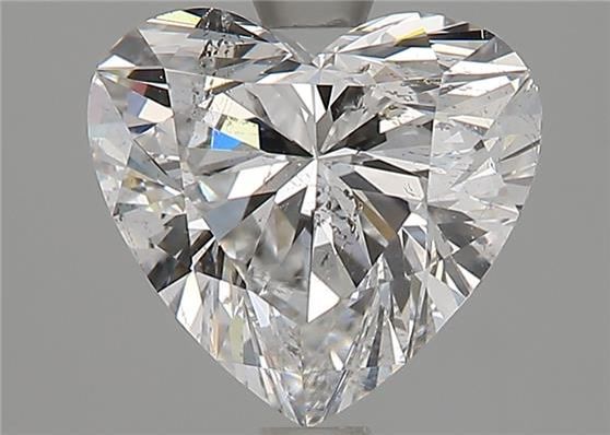 Diamond Natural 1.59Ct E-SI2 Heart - GIA2166757197