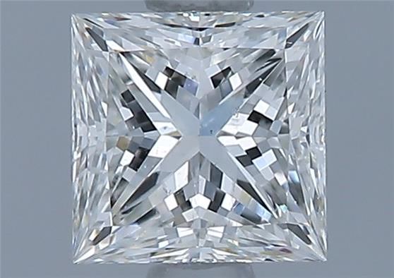 Diamond Natural 0.71Ct H-SI1 Princess - GIA5206132286