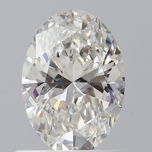 Diamond Natural 0.6Ct H-SI1 Oval - GIA7521121667