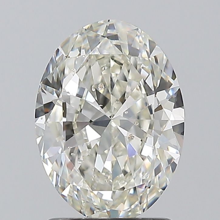 Diamond Natural 1.5Ct J-SI2 Oval - GIA2546380341