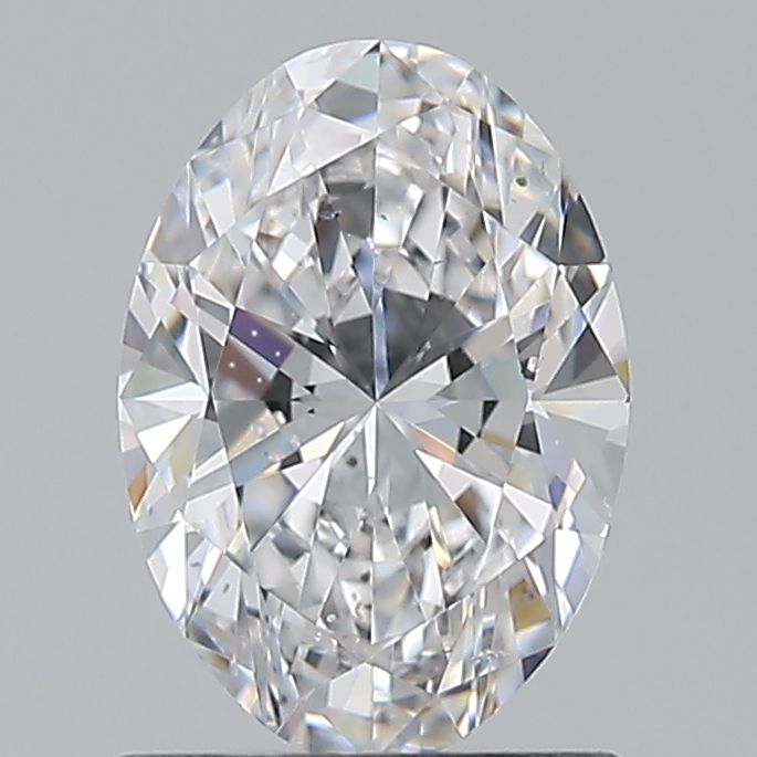 Diamond Natural 0.9Ct D-SI1 Oval - GIA2526749788