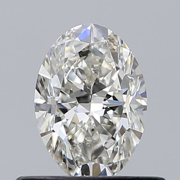 Diamond Natural 0.5Ct H-SI1 Oval - GIA7558134316