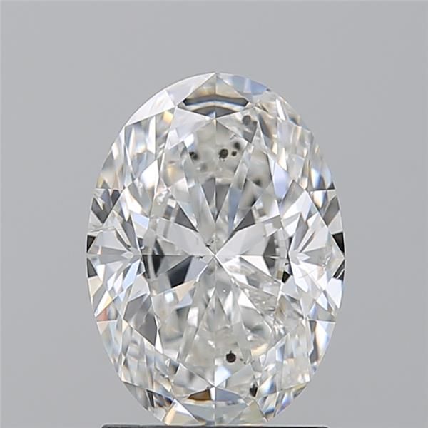 Diamond Natural 1.7Ct G-SI2 Oval - GIA6542353530