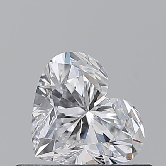 Diamond Natural 0.52Ct D-SI2 Heart - GIA6542173046