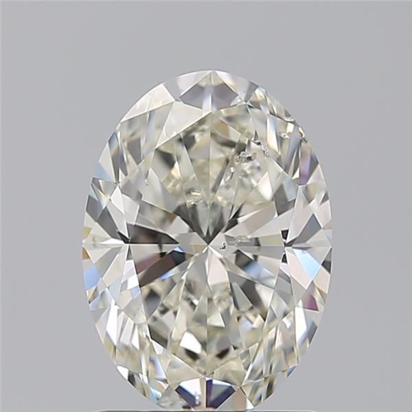 Diamond Natural 1.7Ct K-SI2 Oval - GIA6542622211