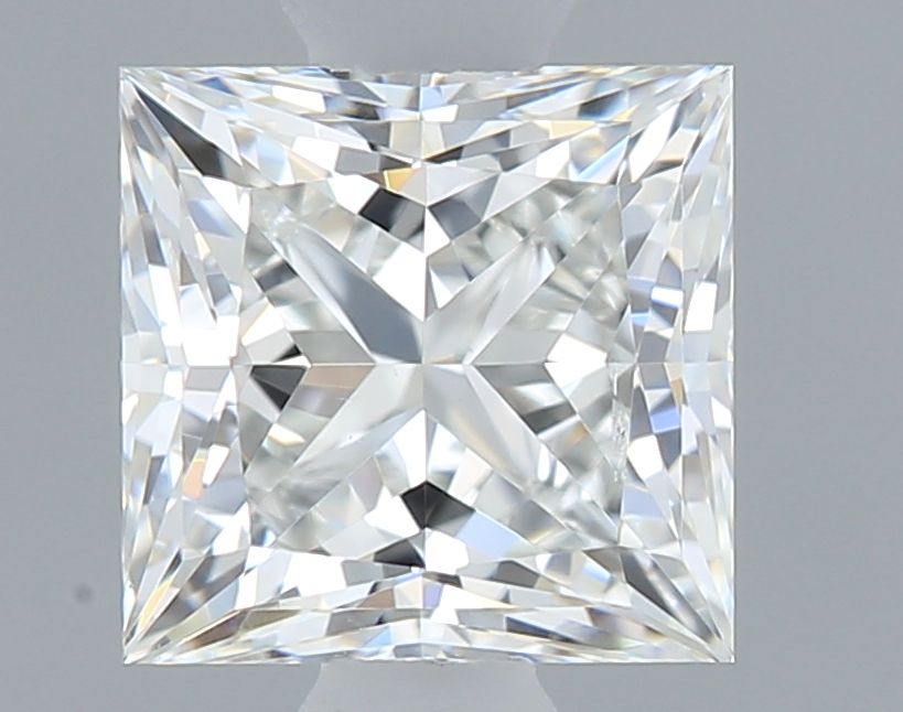Diamond Natural 0,7Ct G-SI1 Princess - GIA2544629544