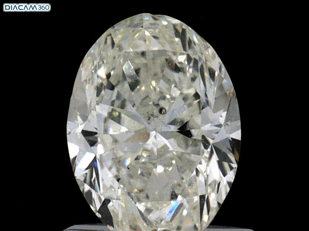 Diamond Natural 1.01Ct J-SI1 Oval - GIA1438868563