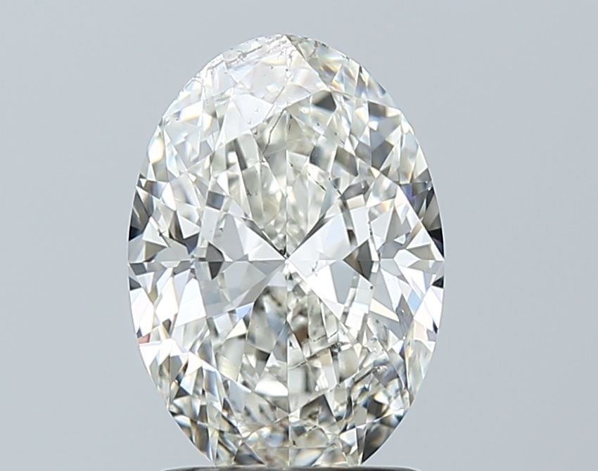 Diamond Natural 1,51Ct I-SI2 Oval - GIA1548747408