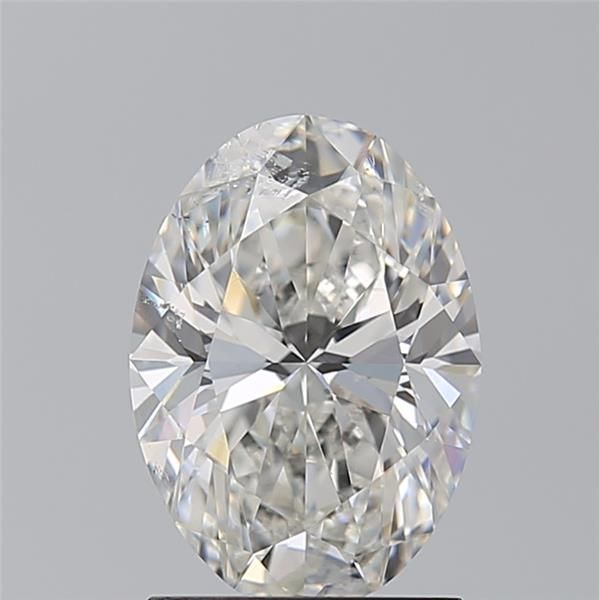 Diamond Natural 1,71Ct G-SI2 Oval - GIA1549825173