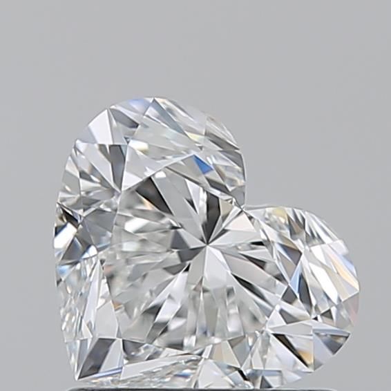 Diamond Natural 1,01Ct F-VVS1 Heart - GIA7546576262