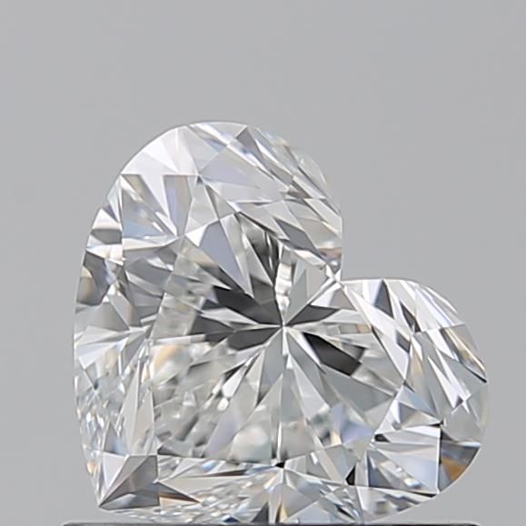 Diamond Natural 0,81Ct F-VVS2 Heart - GIA7541884155
