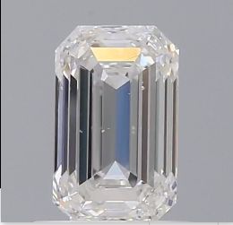 Diamond Natural 0,81Ct F-VS2 Emerald - GIA2416610259