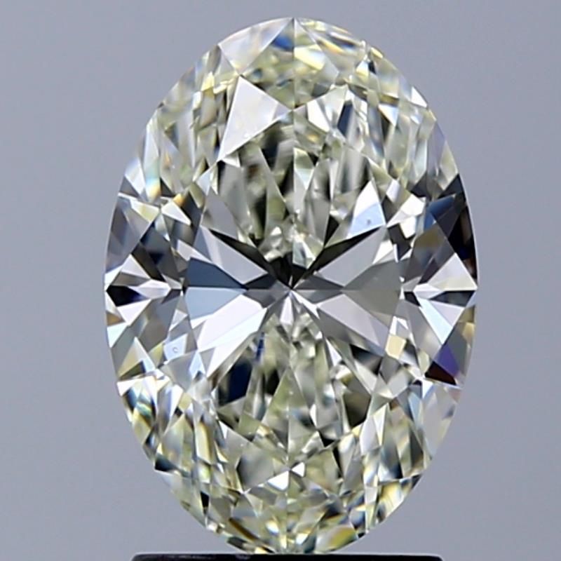 Diamond Natural 2Ct J-SI1 Oval - GIA1513629919