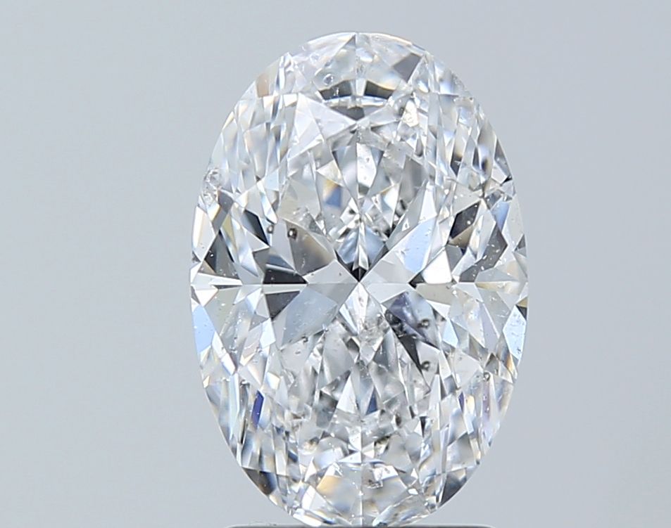 Diamond Natural 2Ct D-SI2 Oval - GIA6521715556