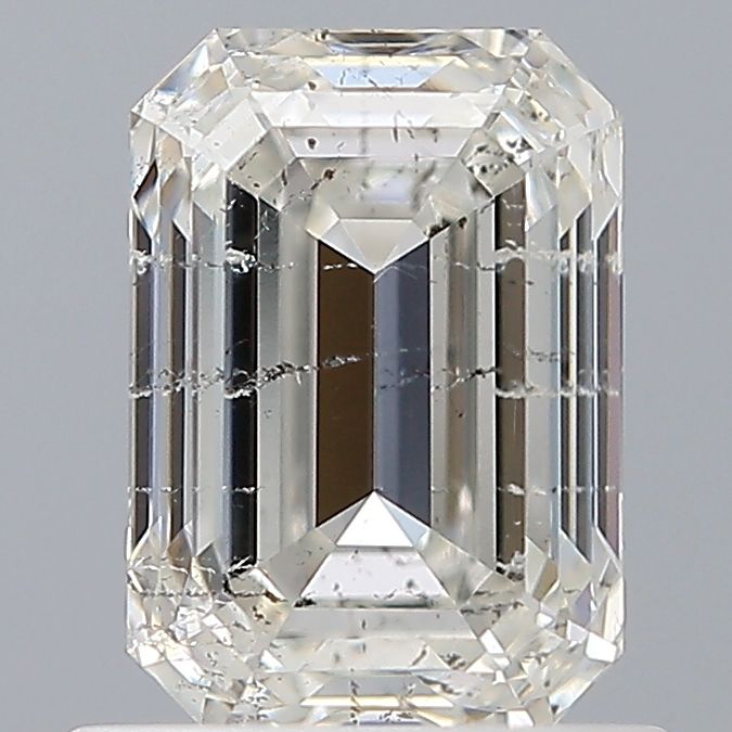 Diamond Natural 0,91Ct H-SI2 Emerald - GIA1407735689