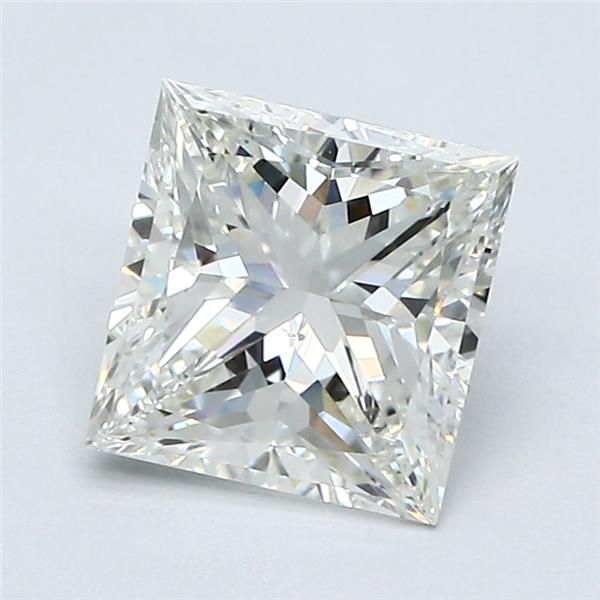Diamond Natural 1,5Ct H-SI1 Princess - GIA2434797374