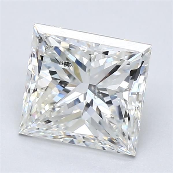 Diamond Natural 1,73Ct G-SI2 Princess - GIA7412487472