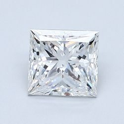 Diamond Natural 1,01Ct E-SI1 Princess - GIA7236992595