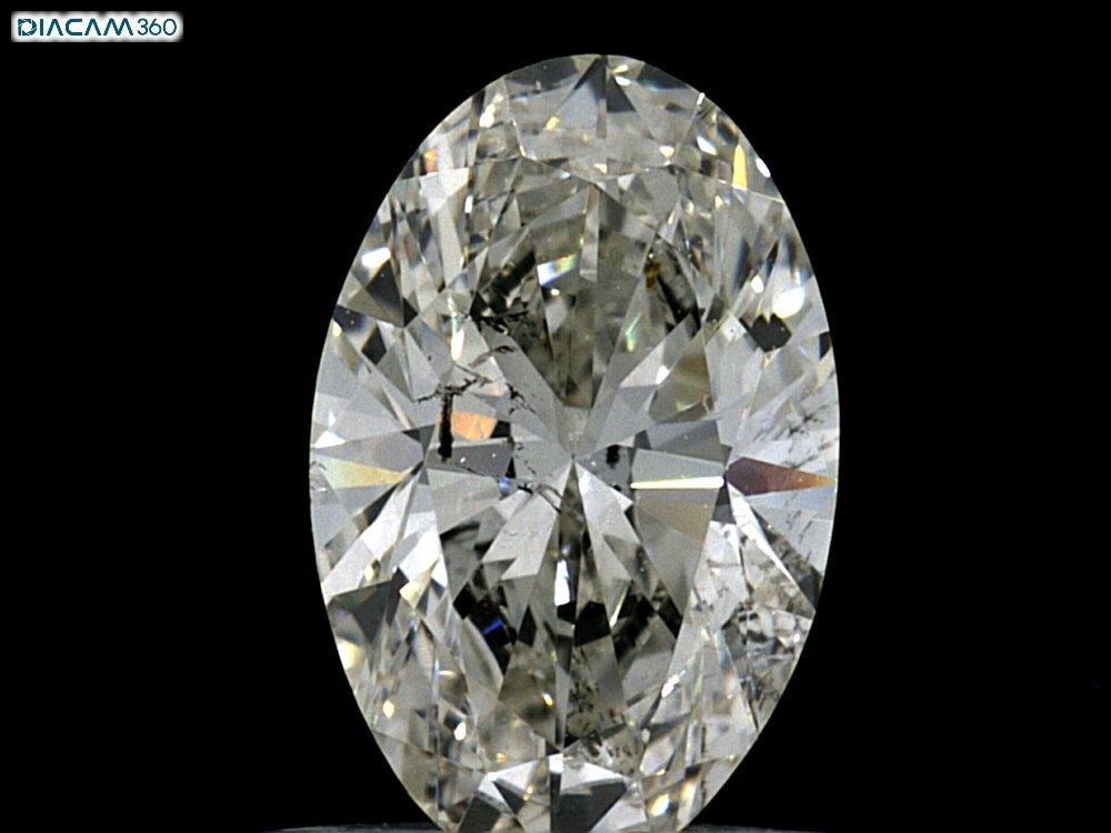 Diamond Natural 1,01Ct J-SI1 Oval - GIA1437300431