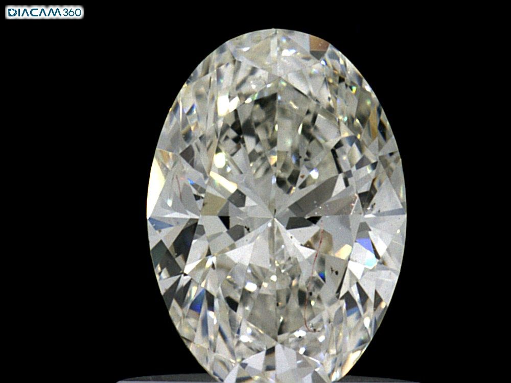 Diamond Natural 0,8Ct J-SI1 Oval - GIA6432721705