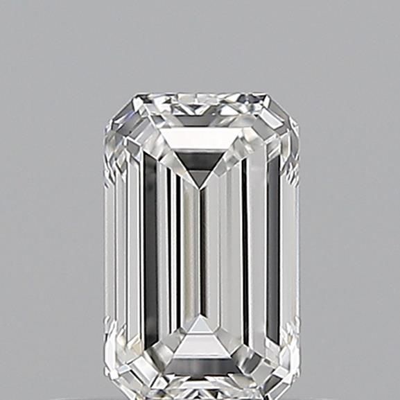 Diamond Natural 0,56Ct F-VVS1 Emerald - GIA7546938842