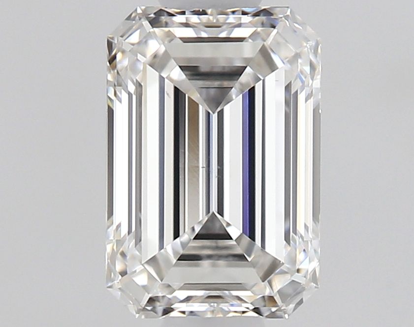 Diamond Natural 0,61Ct F-VS2 Emerald - GIA7546154911