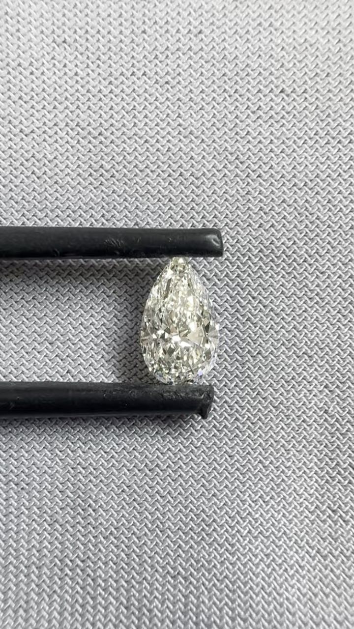 Diamond Natural 0,83Ct J-VVS2 Pear - GIA2205602743