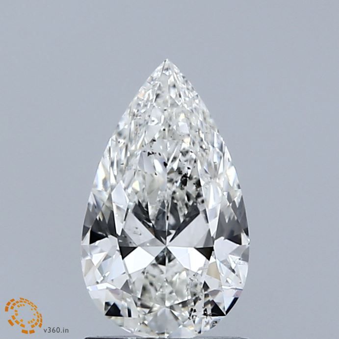 Diamond Natural 1,02Ct I-SI2 Pear - GIA6552134823