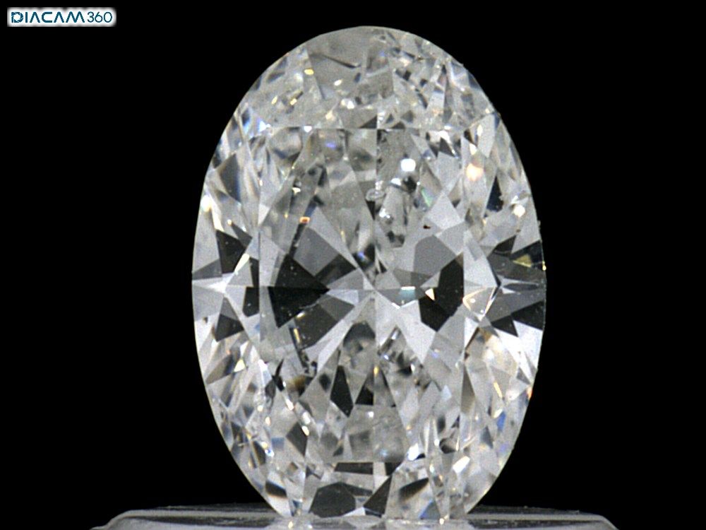 Diamond Natural 0,46Ct F-SI2 Oval - GIA1373547841
