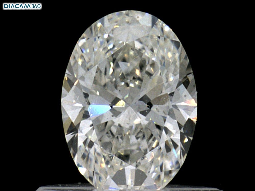 Diamond Natural 0,51Ct H-SI1 Oval - GIA7491257652