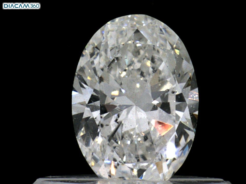 Diamond Natural 0,35Ct F-SI1 Oval - GIA2494240125