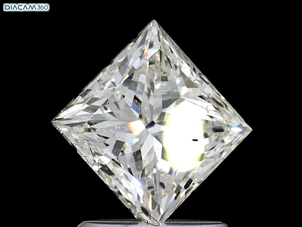 Diamond Natural 1,7Ct I-SI1 Princess - GIA1548131283