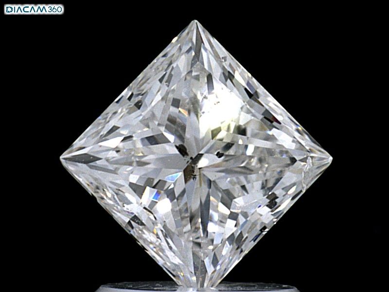 Diamond Natural 1,5Ct F-SI2 Princess - GIA6341209049